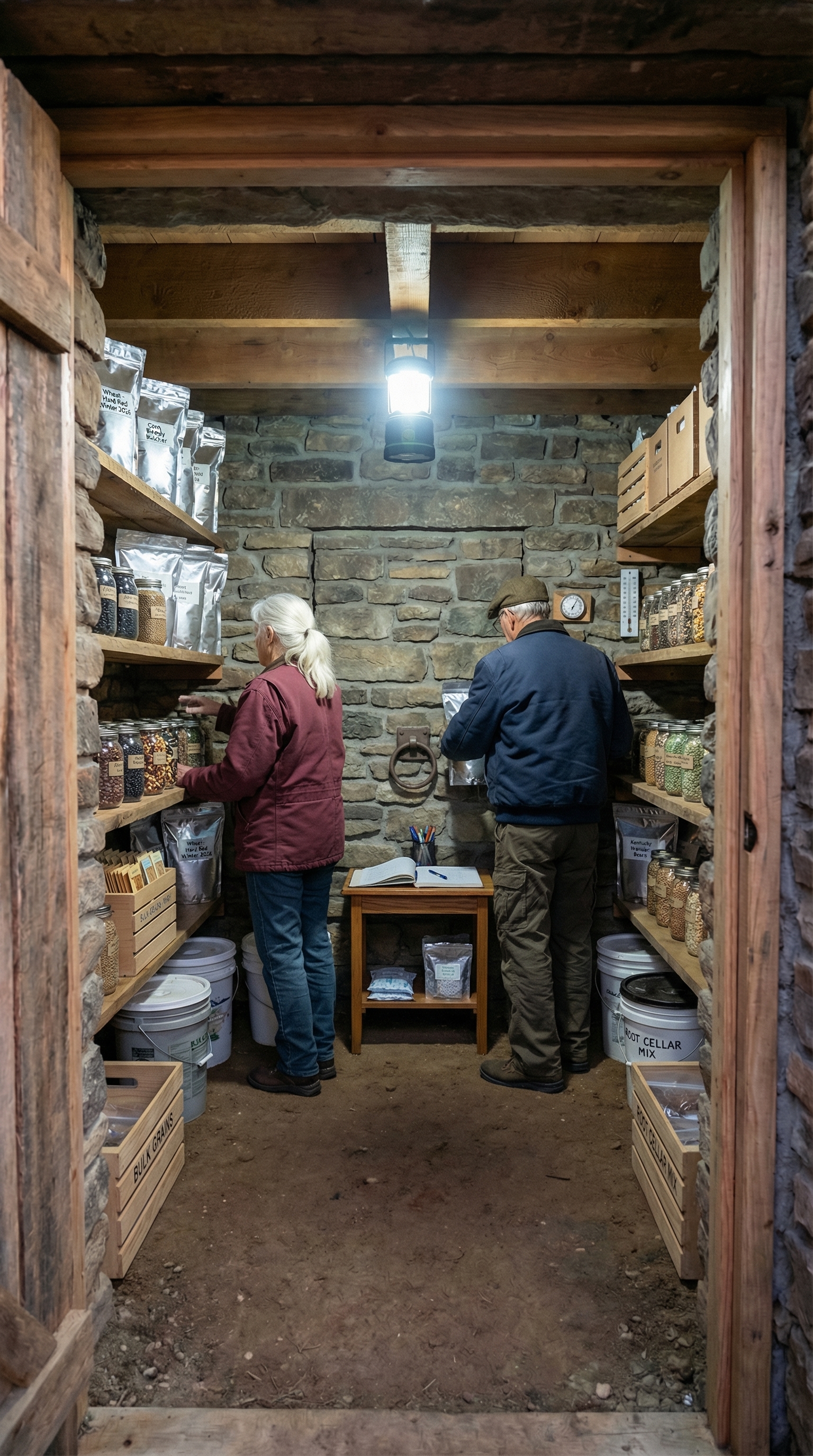 Seed storage system plan preview